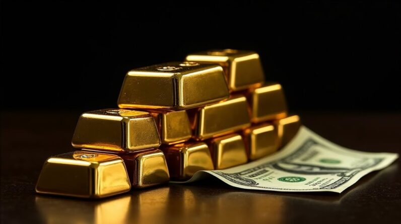gold prices decline usd prepares
